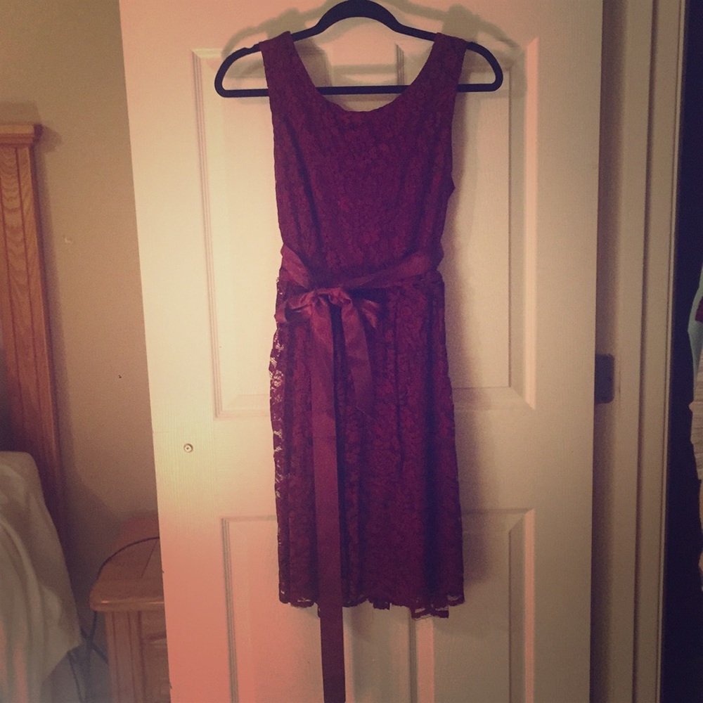 Maroon Dress